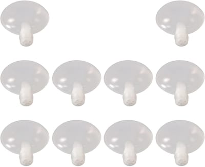 Vervangende piepjes - Speeltjes reparatie - Speelgoed repareren - Zacht duurzaam materiaal - 10 stuks - Transparant