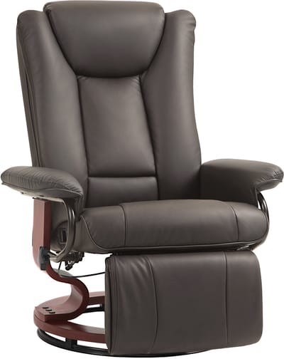Relaxfauteuil - Relaxzetel - Relaxstoel - Fauteuil - Stoel - Met armleuning - Voor één Persoon - Fluweel - Bruin