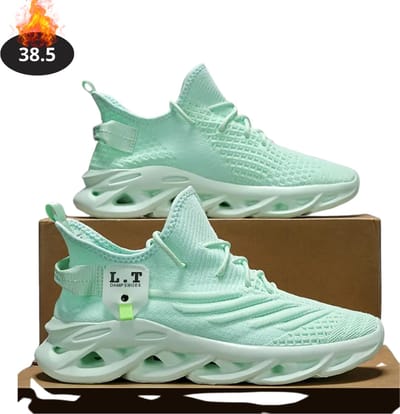 Livano Schoenen Heren - Sneakers - Comfortabel - Casual - Volwassen - Mint - Maat 38.5