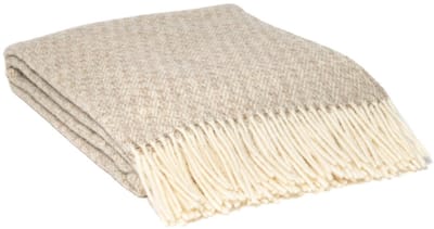 WOOOL Plaid - Kuusi (Beige) - 140x200cm - 100% Wol