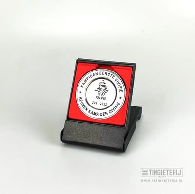 Miniatuur Kampioensschaal KeukenKampioenDivisie 21/22 - FC Emmen - Officeel KNVB Product - FC Emmen cadeau - Fanartikel