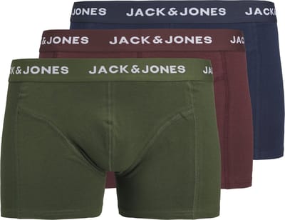 Jack&Jones Heren Jacteo Boxershorts 3-Pack Navy Blazer