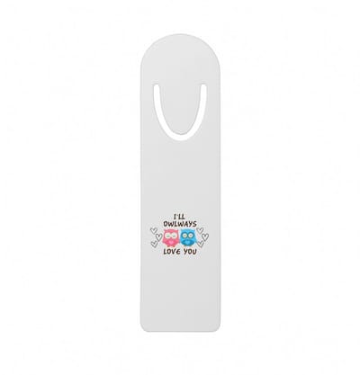Hacebo® - Cadeau vriendin - Cadeau vriendje - metalen boekenlegger - Jubileum cadeau - Liefdes gepersonaliseerd - Valentijn cadeautje voor hem - Valentijn cadeautje voor haar Bladwijzer boekenleggers - 12.7 cm x 3.2cm