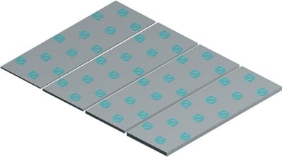 Thermische Pad 120x40mm Dikte 1.0mm voor Componenten Koeling