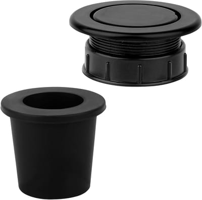 Dailygoody - Parasol Ring Plug Set - Terrastafel Inzet - Zwart