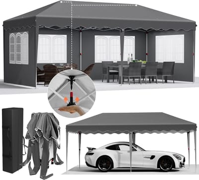 Waterdicht Vouwpaviljoen 3x6m - Pop-up Tuin- en Partytent voor Outdoor Activiteiten