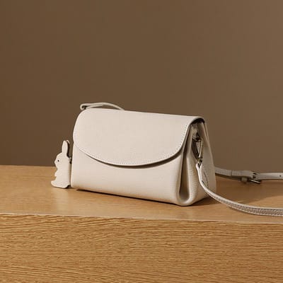 Dames tas Dames Crossbody tas Dames tas Hoge kwaliteit Gevoel Niche Leer Kussen tas Schoudertas beige