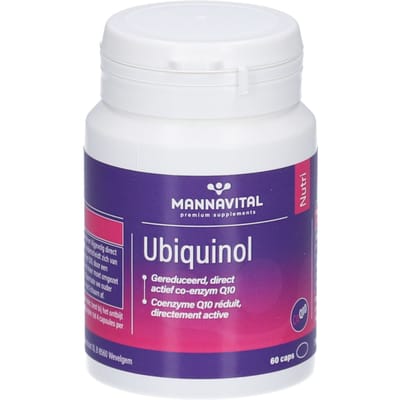 Mannavital Ubiquinol 60 Capsules