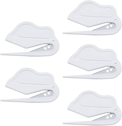 Knopener Envelopsnijder - Briefopener Set - Post Snel Openen - Ergonomisch Ontwerp - 5 Stuks - Wit