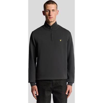 Lyle & Scott Loopback Half Zip Sweater Heren