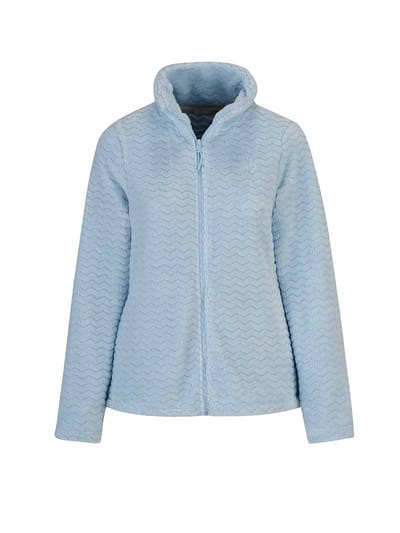 BJØRNSON Maike Fleece Vest Dames - Zomer - Maat 36 - Lichtblauw