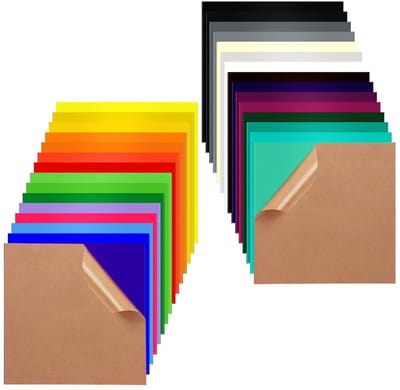 Kleurige kunststof platen van 3 mm voor lasersnijden, modelbouw en knutselprojecten - 30 stuks, 15 x 15 cm