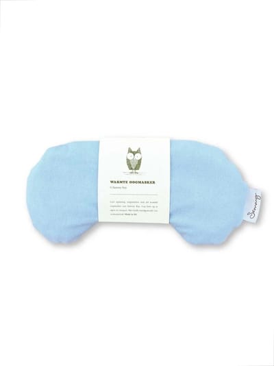 Oogmasker warmtekussen - Blauw- Duurzaam cadeau - Kersenpitten - Meditatiekussen - Oogkussen - Yoga - Meditatie - Ontspanning - Migraine