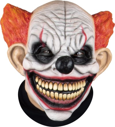 Partychimp Clown Masker Halloween Eng Horror Killer Clown Hoofdmasker voor bij Halloween Kostuum Volwassenen Carnaval - Latex - One size
