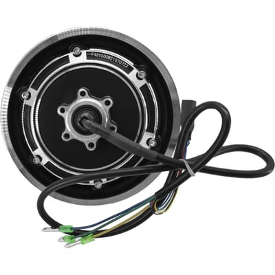 Moteur de moyeu de Scooter électrique 10 pouces 48V 500W, remplacement de moteur de vélo pour KUGOO M4 / M4 PRO, accessoires de scooter électrique pliant motor hub noir