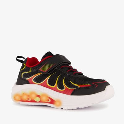 Blue Box jongens sneakers met lichtjes zwart - Maat 32 - Uitneembare zool