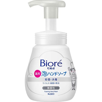 Kao - Biore U Foaming Hand Wash Fragrance Free - 240ml Pump