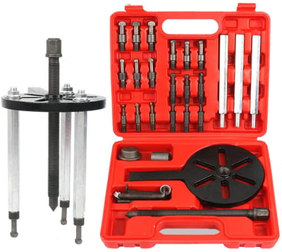Store_9 - Wiellagerverwijderingsset - 21-in-1 lagertrekker set - Hoogwaardig en duurzaam - Zwart en zilver - Lagertrekkers en gereedschap - Geschik...