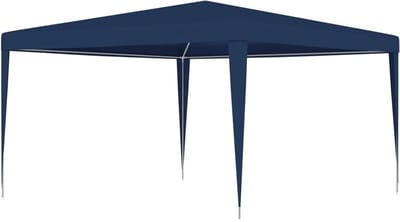 Feesttent Tuin - Partytent Waterdicht - Buitenfeesten Organiseren - UV Waterbestendig PE - 4x4 Meter - Blauw