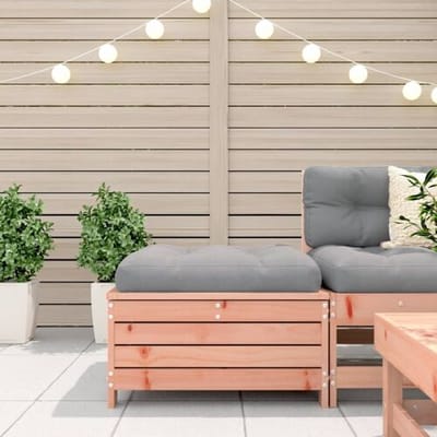 vidaXL - Tuinvoetenbank - 62x63,5x32 - cm - massief - douglashout