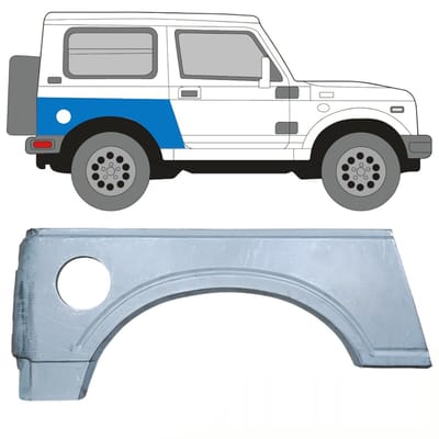 Reparatiepaneel achterspatbord voor Suzuki Samurai 1981- / Rechts