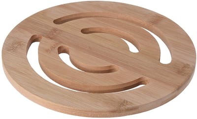 Store_8 - Onderzetters bamboe - Duurzaam - Rond Ø 20 cm - Milieuvriendelijk - Ideaal voor thuis - Onderzetters voor keuken en eettafel