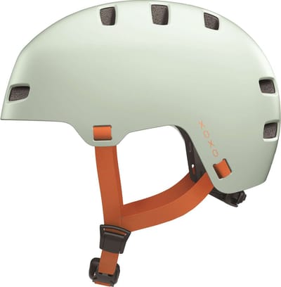 Fietshelm ABUS XOXO mint green L - 57-61 cm - lichtgroen - Geschikt voor gebruik op elektrische fietsen - stadsfietsen - 440 g