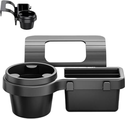 Autodeur Organizer - Auto Opbergvak - Auto Interieur Organiseren - Met Kabeldoorvoer - Universele Pasvorm - Zwart