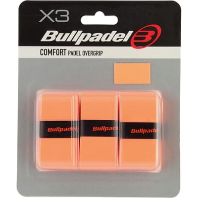 Bullpadel Overgrip GB-1200 (padel) 3 stuks Kleur : Oranje Neon
