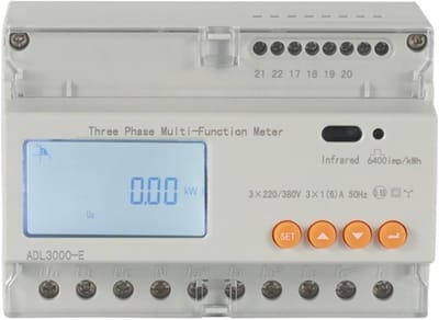 Draaistroommeter - Energieverbruik meter - Industriële meting - RS485 communicatie - 126x91x74 mm