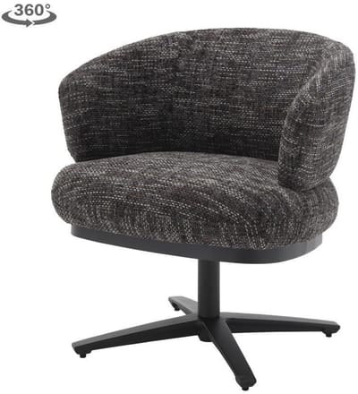 Tower Living - Perca lounge armstoel - blauw/grijs
