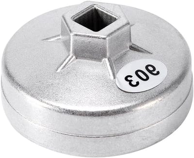 Oliefilter Sleutel 74mm 14 Fluit Aluminium Sleutel voor Oliefilter Verwijder Tool, Geschikt voor Diverse Auto's en Motoren