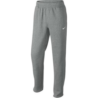 Pantalon de survêtement en maille à jambes droites doublé polaire avec imprimé logo uni Nike pour homme Bas Gris 623455-063 XXL gray