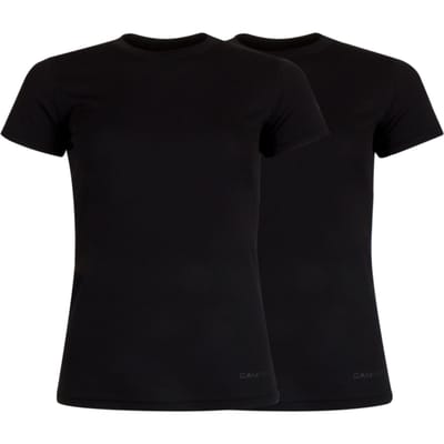 2-Pack Campri - Thermoshirt korte mouw - Sportshirt - Dames - Black (020) - maat XS