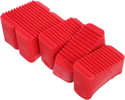 Ladder Voetkussens - Ladder Stabilisator - Veilig Werken - Scheur- en Slijtvast - 5 Stuks - Rood