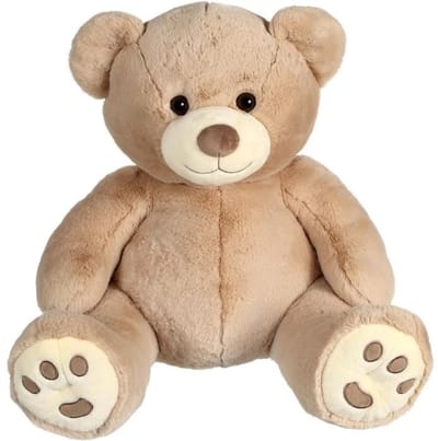 Knuffel - GIPSY TOYS - Taupe Patachon Beer 80 cm