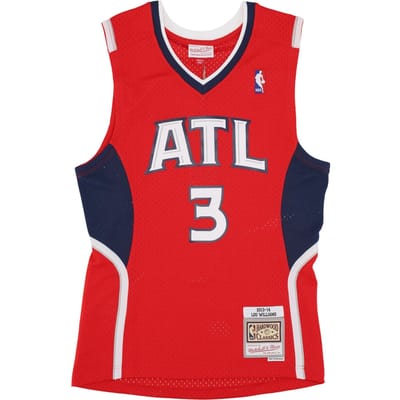 Basketbaltanktop voor heren Nba Authentic Jersey nr. 3 Lou Williams 2013 Atlhaw