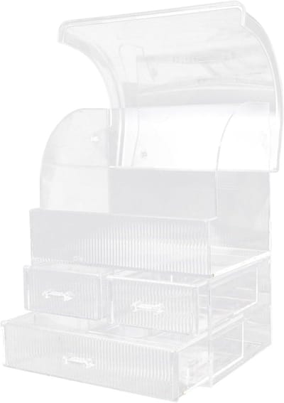 Cosmetische Organizer - Make-up Opbergdoos - Kaptafel Opruimen - Met Lades - 29x24x16 cm - Transparant