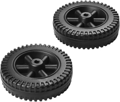 Vervangingswielen voor 6 inch Barbecue Grill - 2 Stuks Multifunctionele Plastic Wielen voor Grillgebruik