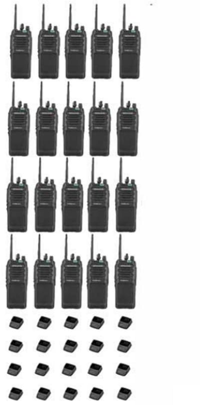 Set van 20 Kenwood TK-3701D IP55 Portofoon met tafellader