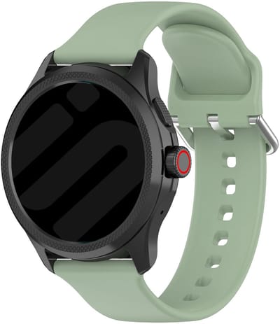 Strap-it Universele 24mm Siliconen Horlogeband geschikt voor Garmin Fenix 9 (Pro) 51mm / Fenix 8 (Pro) 51mm / Garmin Fenix 7x (Pro - Sapphire Solar) / Fenix 6x (Pro - Sapphire) / Fenix 5x (Plus) / Fenix 3 / Epix Pro (Gen 2 - 51mm) - Groen
