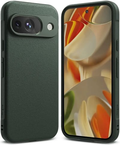Ringke Onyx | Hoesje Geschikt voor Google Pixel 9 | Back Cover Flexibel TPU | Militaire Standaard | Groen