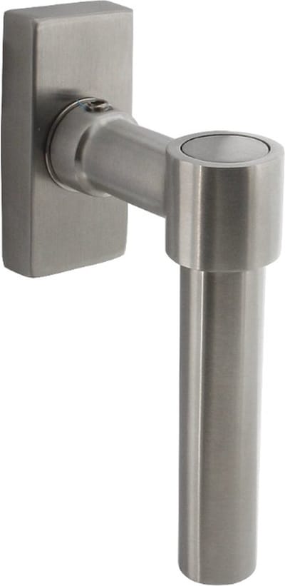 Intersteel Raamkruk L-vorm Recht rvs geborsteld