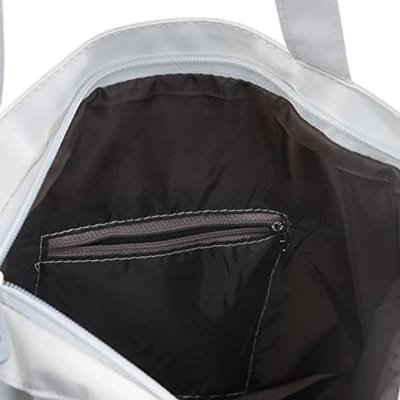 Herbruikbare Katoenen Boodschappentas met Ritssluiting - Duurzame en Stijlvolle Winkeloplossing - Ideaal voor Boeken, Kleding en Meer