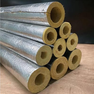 Isolatiebuis Glaswol - Leidingisolatie - Leidingen Isoleren - Vlamvertragend Type - 43x30mm - Grijs