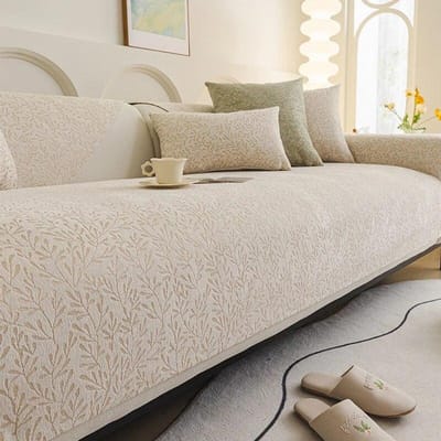 Chenille Jacquard Bankkussen Vier Seizoenen Algemene Stof Antislip Kussen Eenvoud Modern Huismeubilair Bankkussen 70x70cm 1pcs