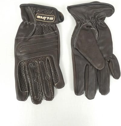 Paire Gant moto cuir été marron S-Line pour homme femme Taille XS GAN200XS Neuf