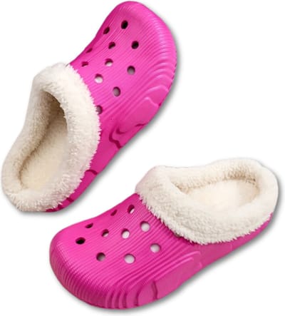 Livano Warme Pantoffels - Sloffen - Slippers - Dames - Heren - Pluche - Maat 36 - Roze