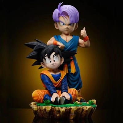 Dragon Ball Z Son Goten Trunks Figuur Super Saiyan Actiefiguren PVC Beeld Collectie Model Speelgoed Cadeaus brown
