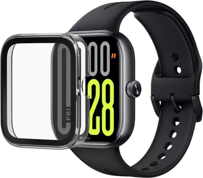 Xiaomi Redmi Watch 5 (47mm) - Hoesje Harde beschermhoes transparant scherm gehard glas